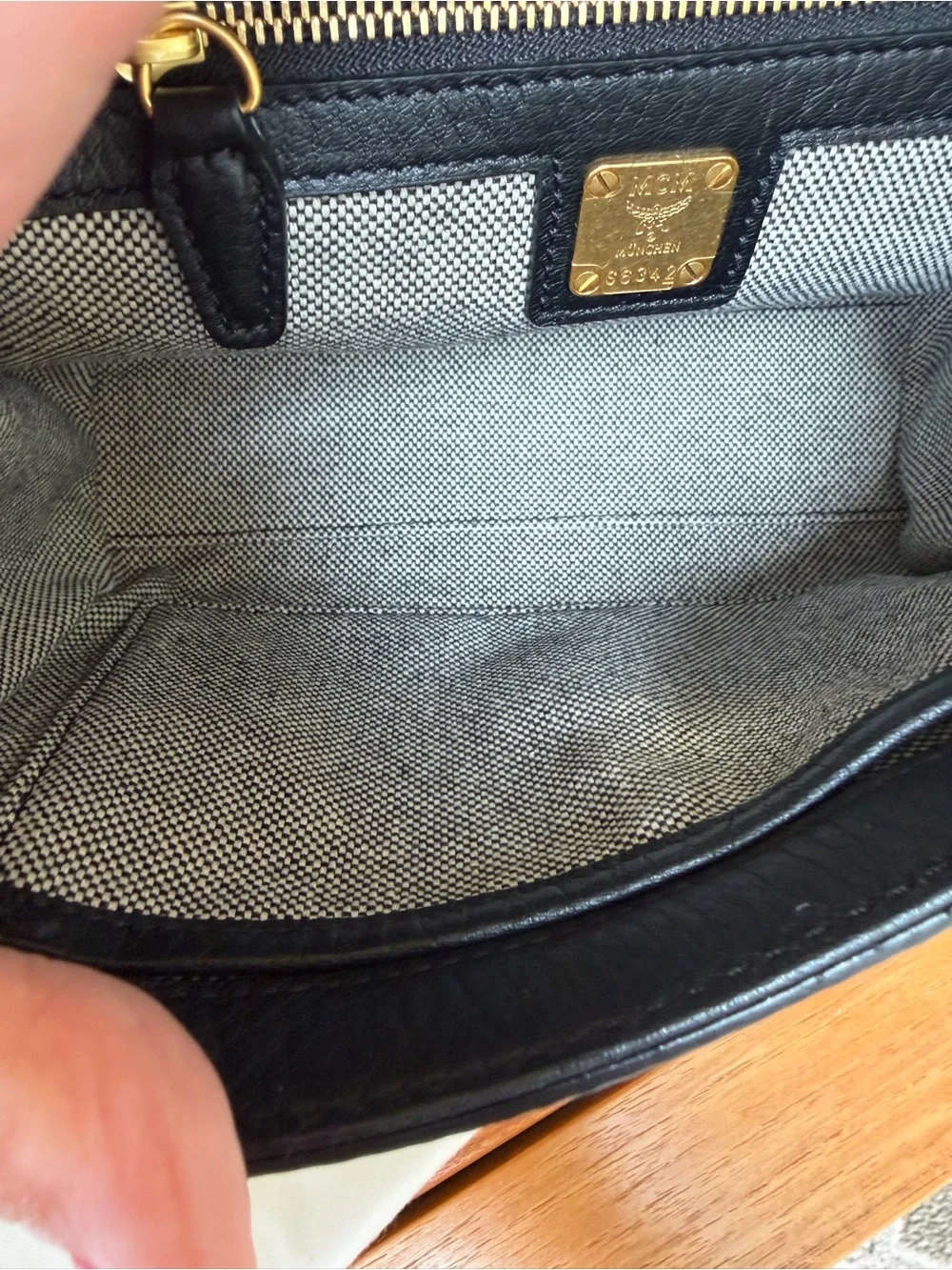 New MCM Leather Python Crossbody - Picture 7 of 9